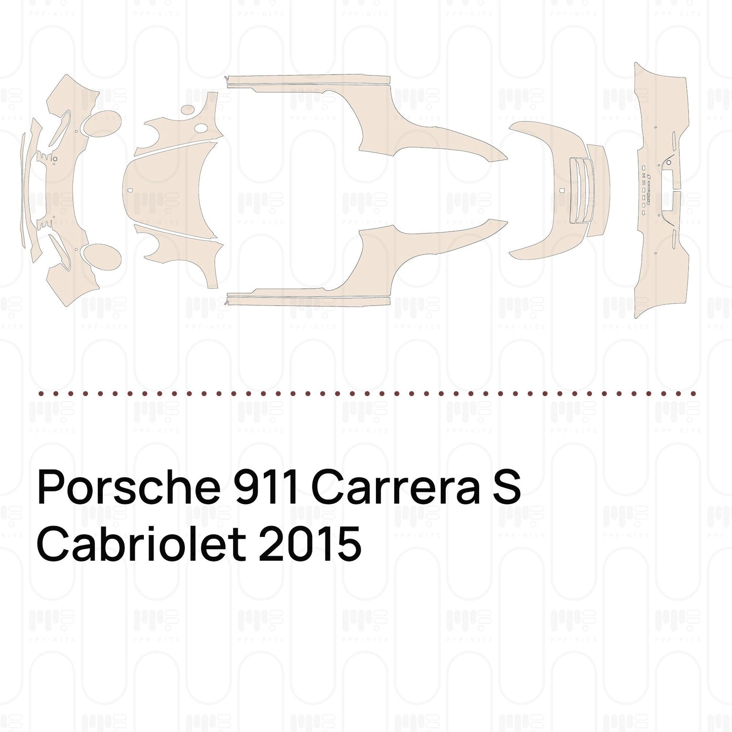 Pre-CutPPFPorsche911CarreraSCabriolet2015