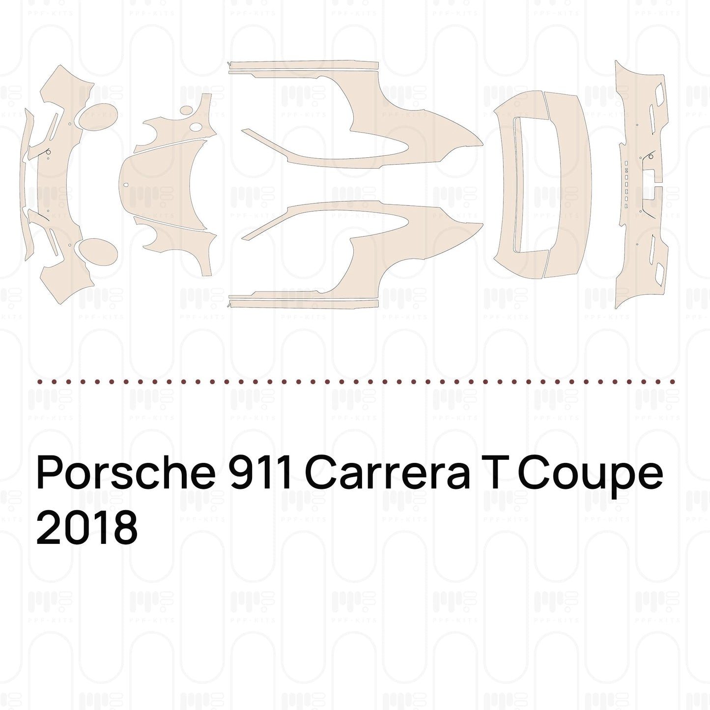 Pre-CutPPFPorsche911CarreraTCoupe2018