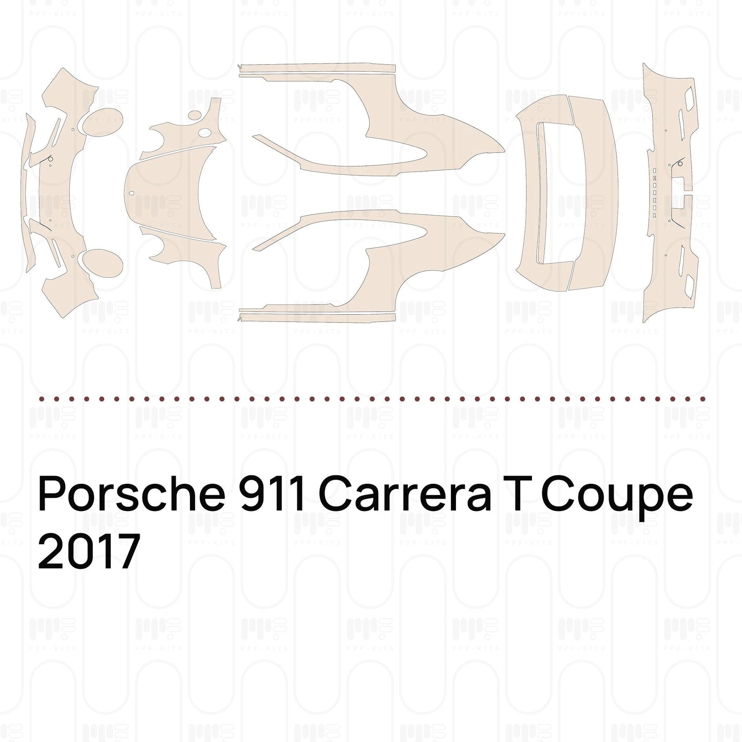 Pre-CutPPFPorsche911CarreraTCoupe2017