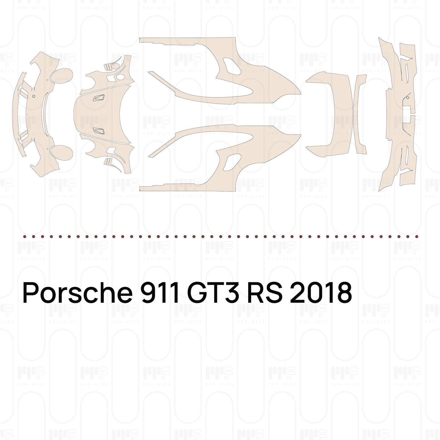 Pre-CutPPFPorsche911GT3RS2018