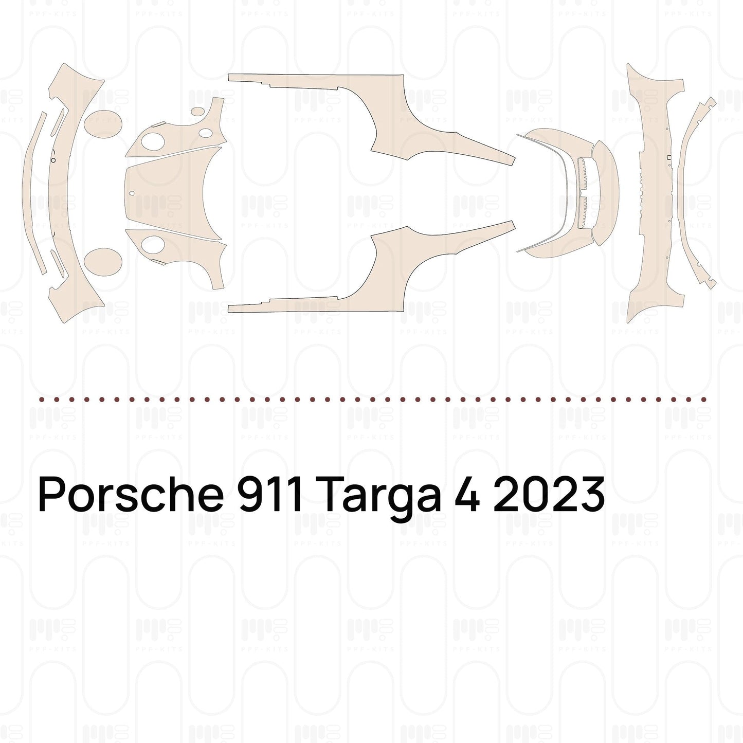 Pre-CutPPFPorsche911Targa42023