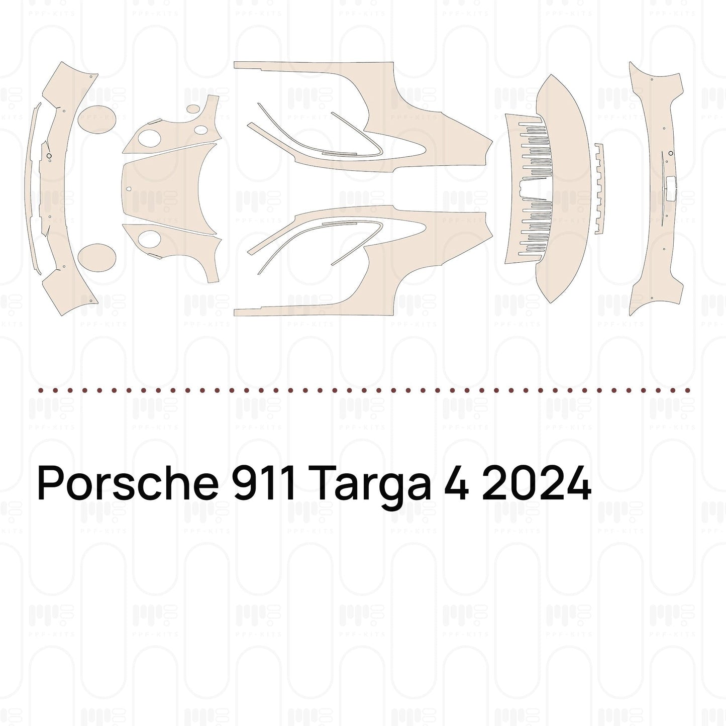 Pre-CutPPFPorsche911Targa42024