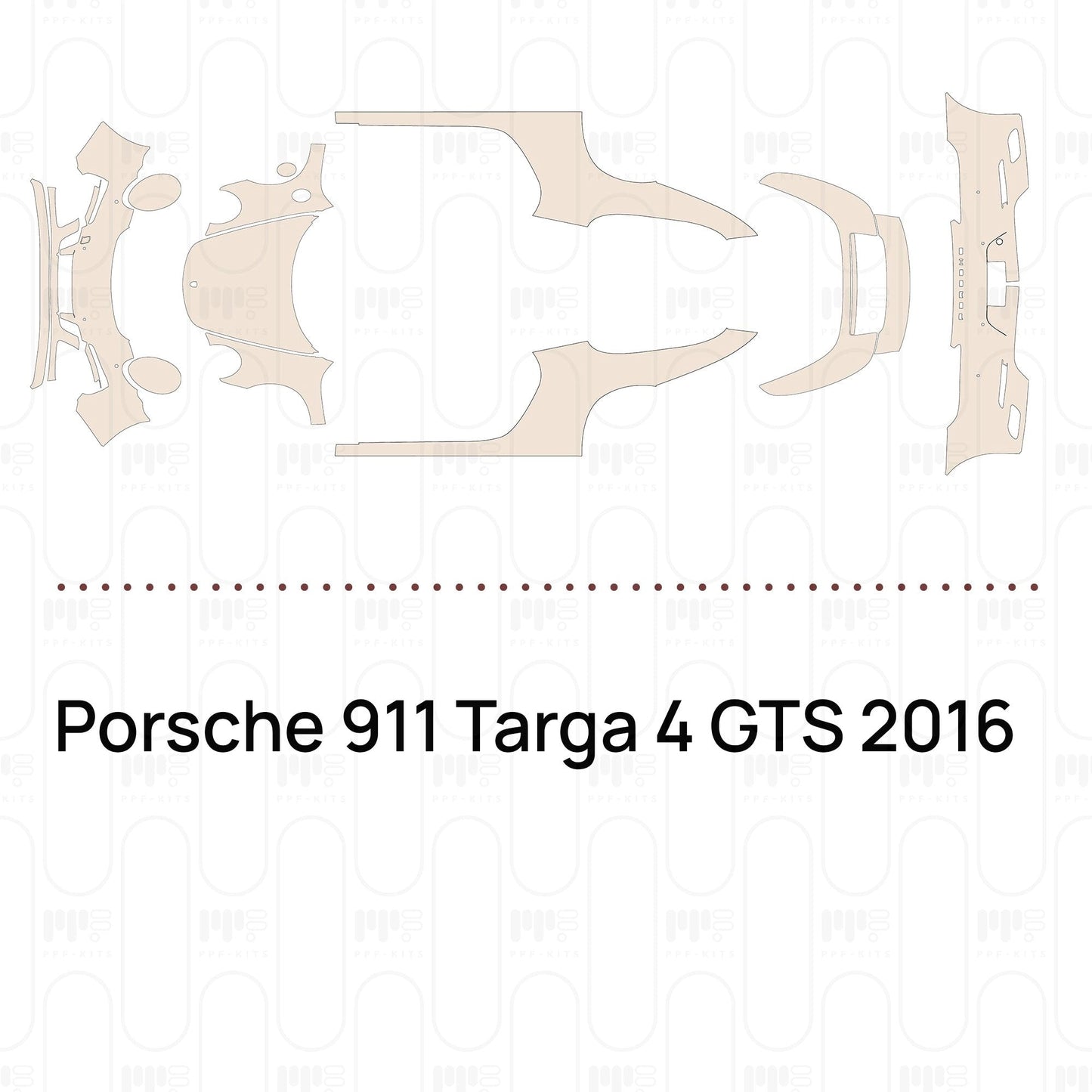 Pre-CutPPFPorsche911Targa4GTS2016