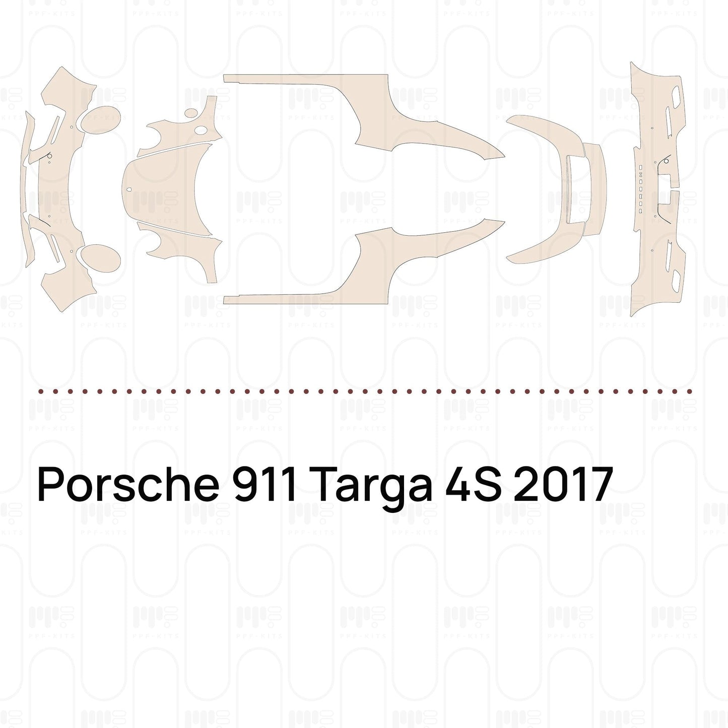 Pre-CutPPFPorsche911Targa4S2017