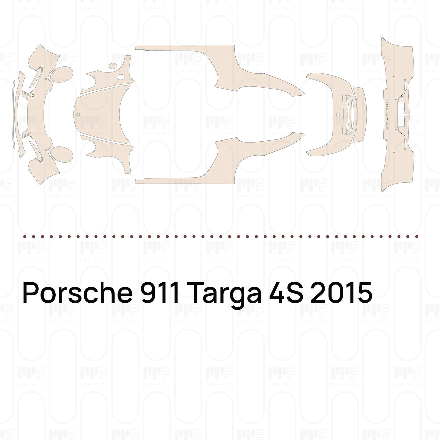 Pre-CutPPFPorsche911Targa4S2015