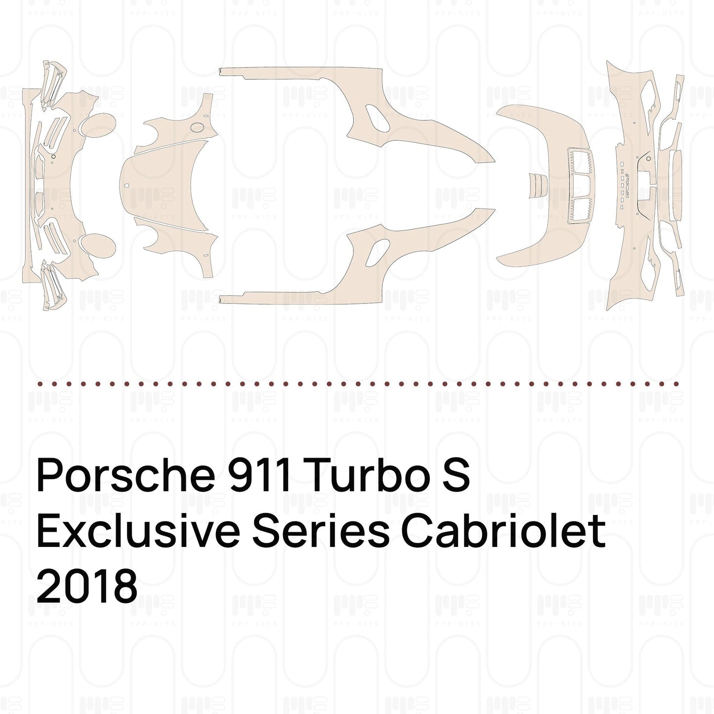 Pre-CutPPFPorsche911TurboSExclusiveSeriesCabriolet2018