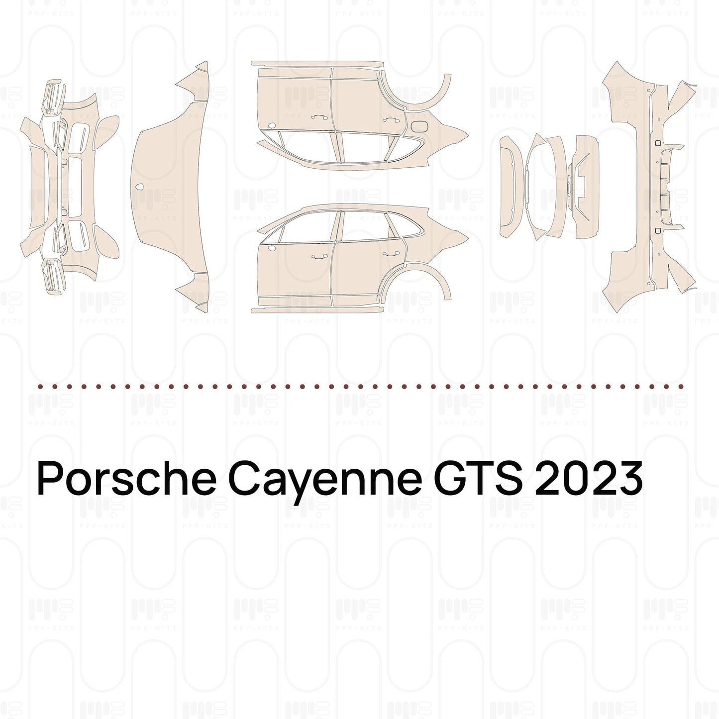Pre-CutPPFPorscheCayenneGTS2023
