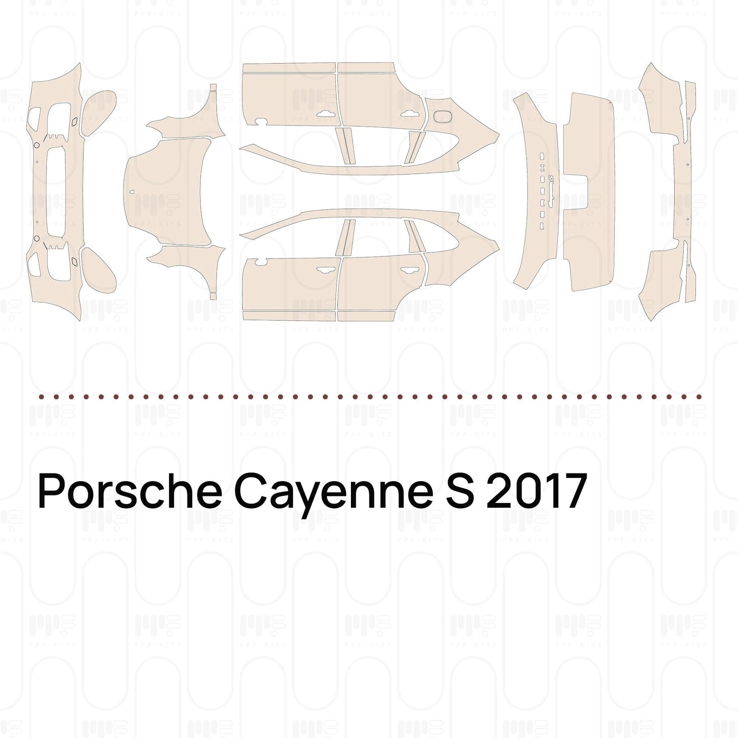 Pre-CutPPFPorscheCayenneS2017