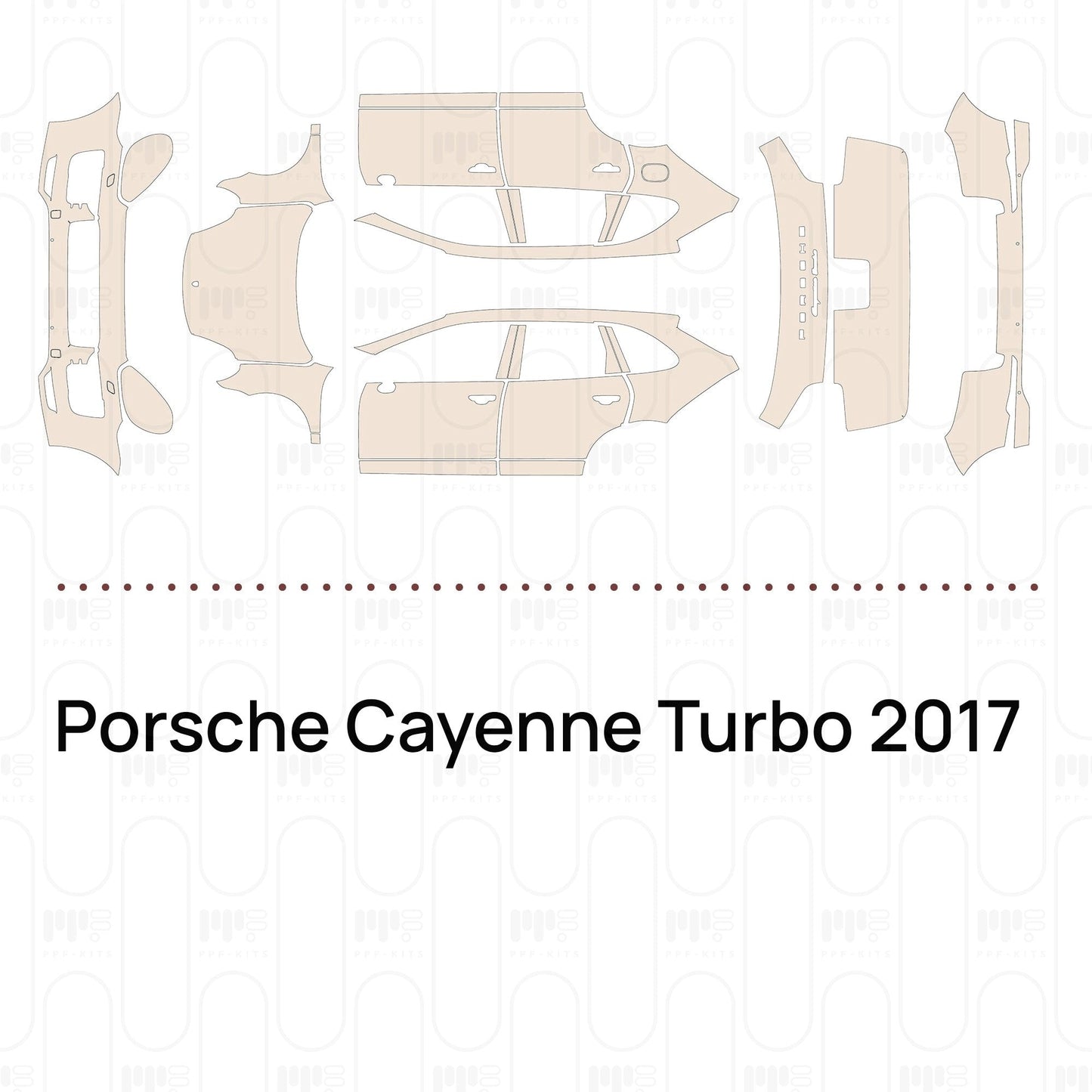 Pre-CutPPFPorscheCayenneTurbo2017