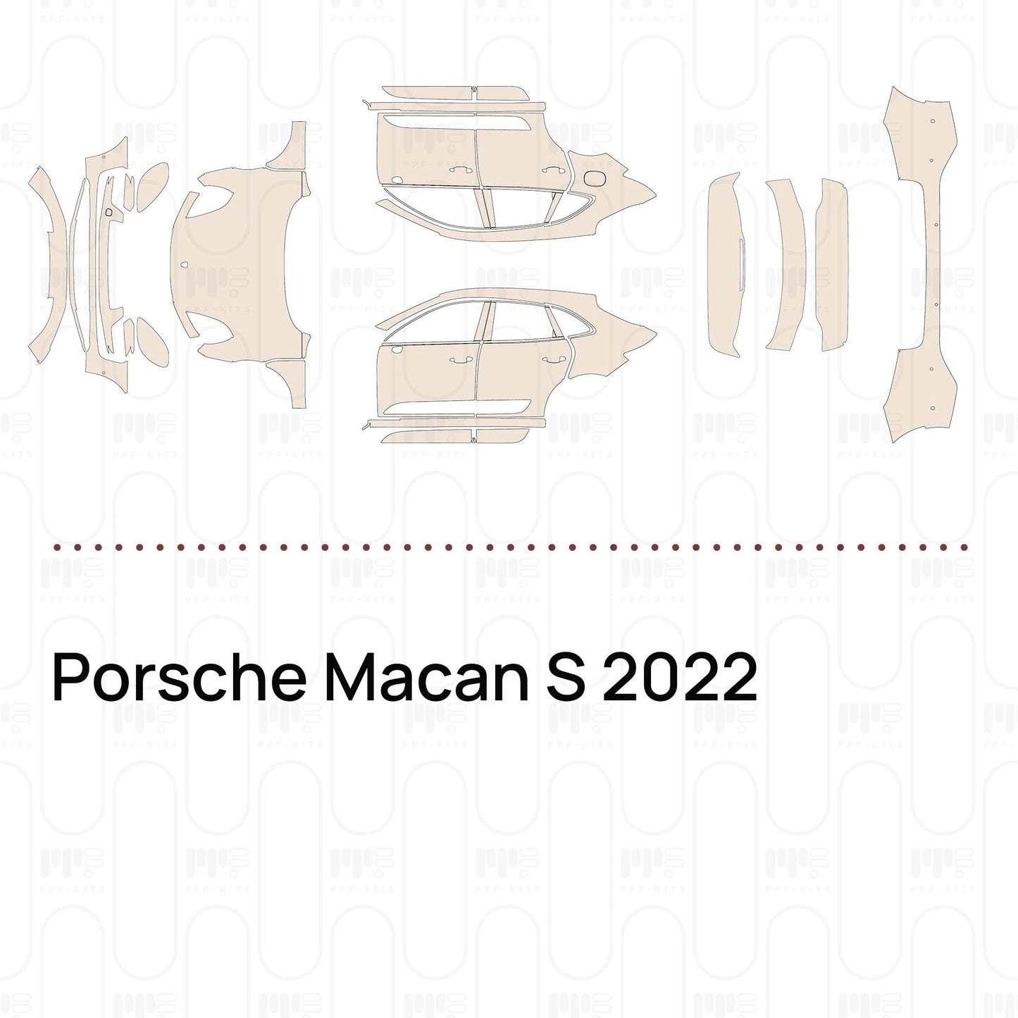 Pre-CutPPFPorscheMacanS2022