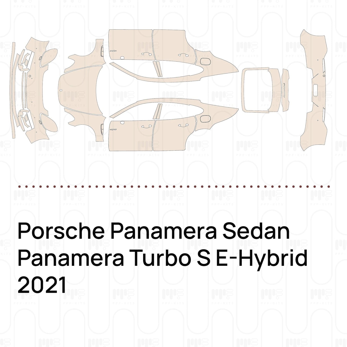 Pre-CutPPFPorschePanameraSedanPanameraTurboSE-Hybrid2021