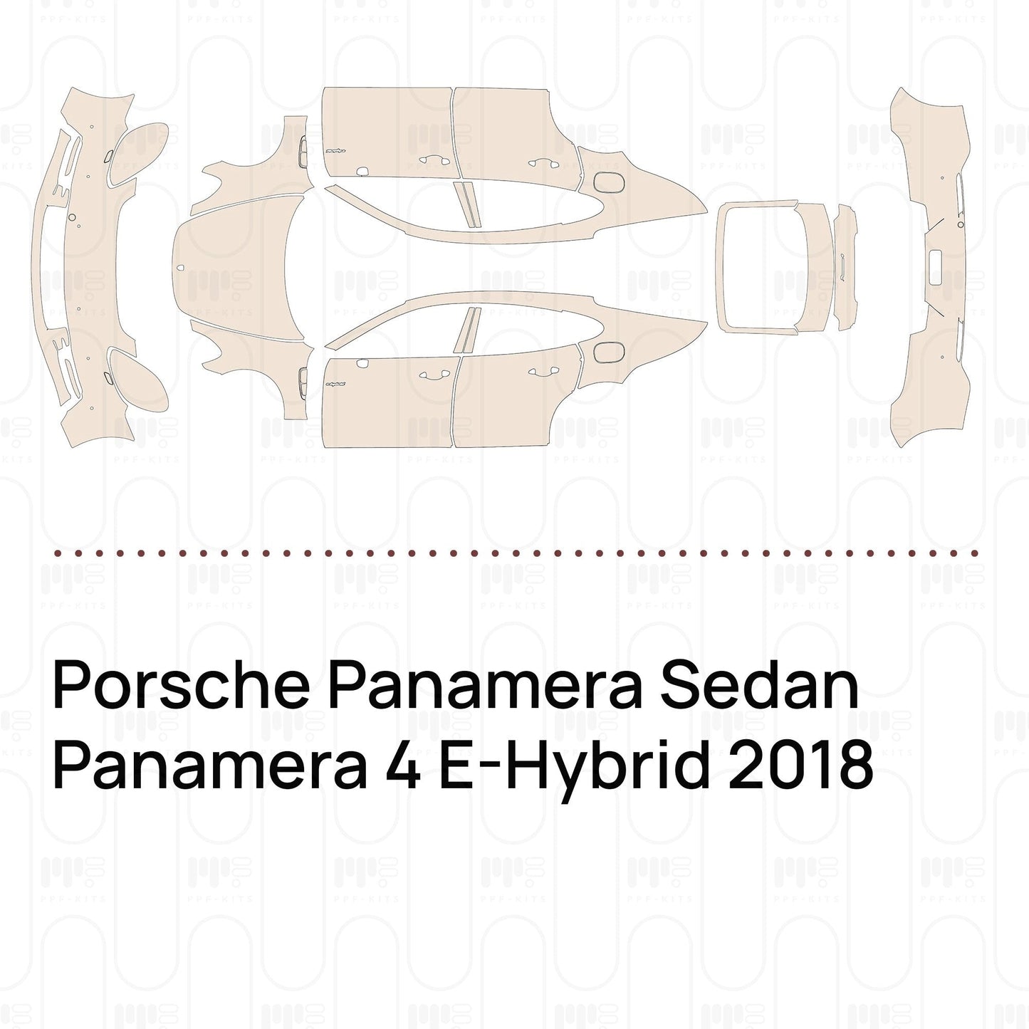 Pre-CutPPFPorschePanameraSedanPanamera4E-Hybrid2018