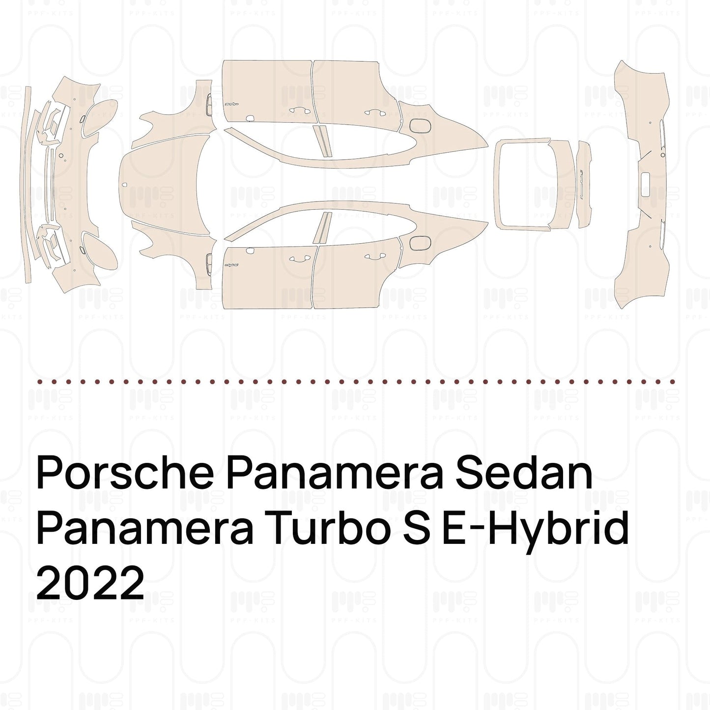 Pre-CutPPFPorschePanameraSedanPanameraTurboSE-Hybrid2022