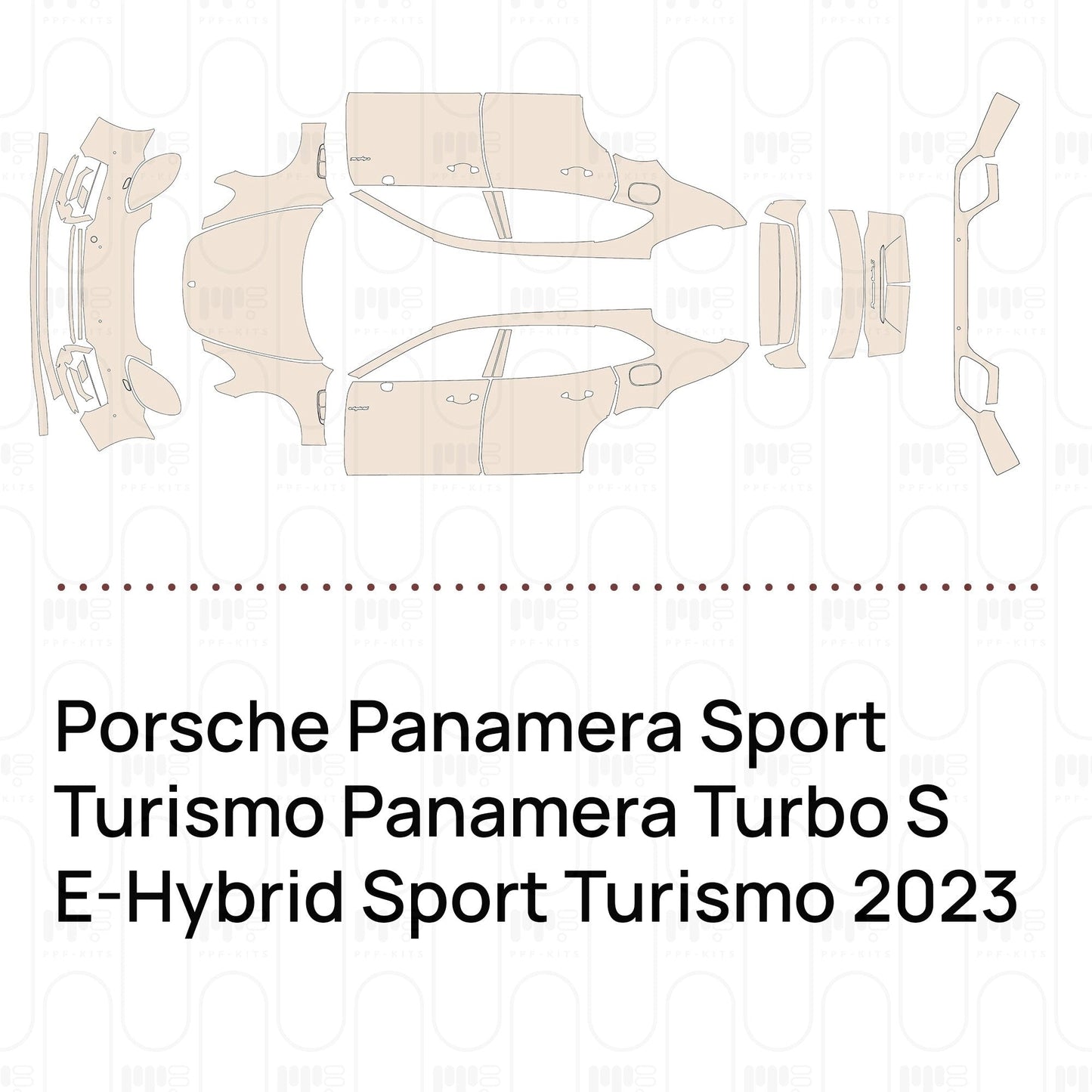 Pre-CutPPFPorschePanameraSportTurismoPanameraTurboSE-HybridSportTurismo2023