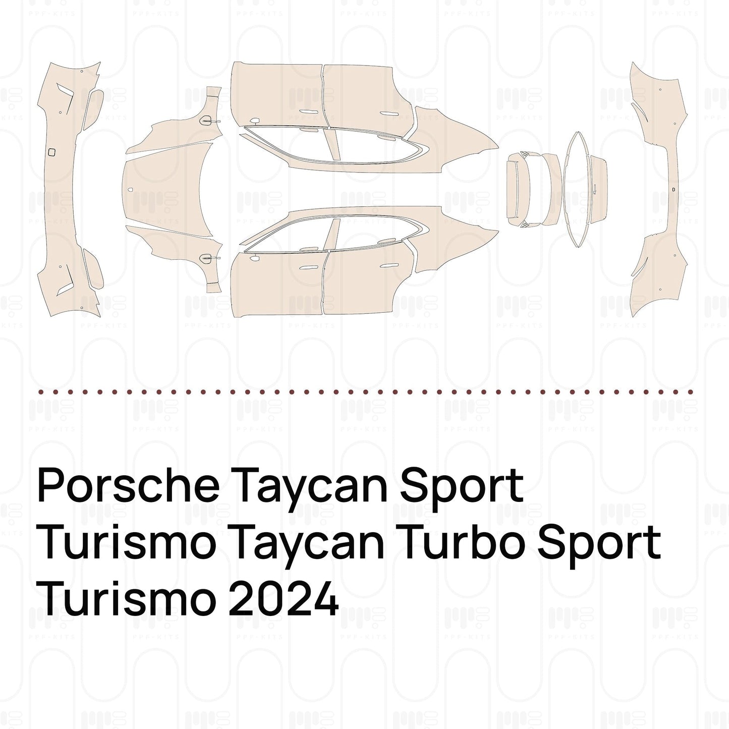 Pre-CutPPFPorscheTaycanSportTurismoTaycanTurboSportTurismo2024
