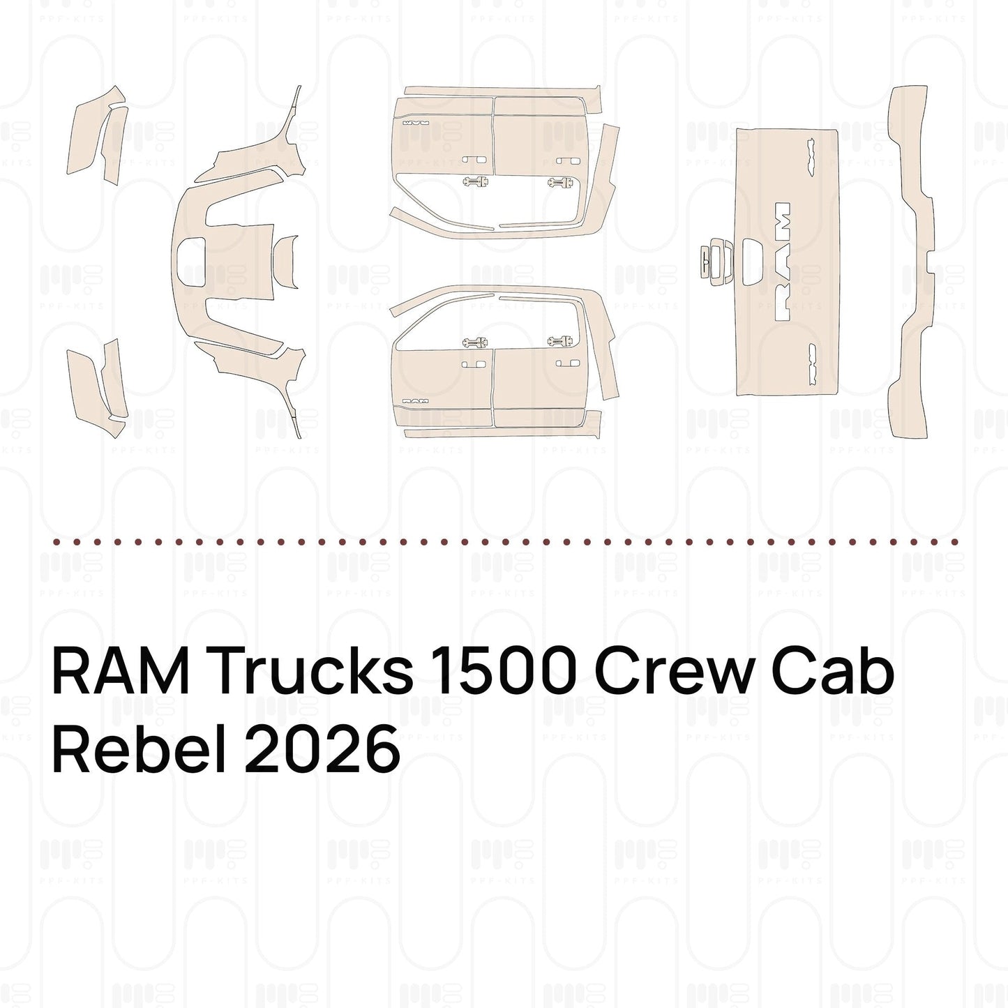 Pre-CutPPFRAMTrucks1500CrewCabRebel2026