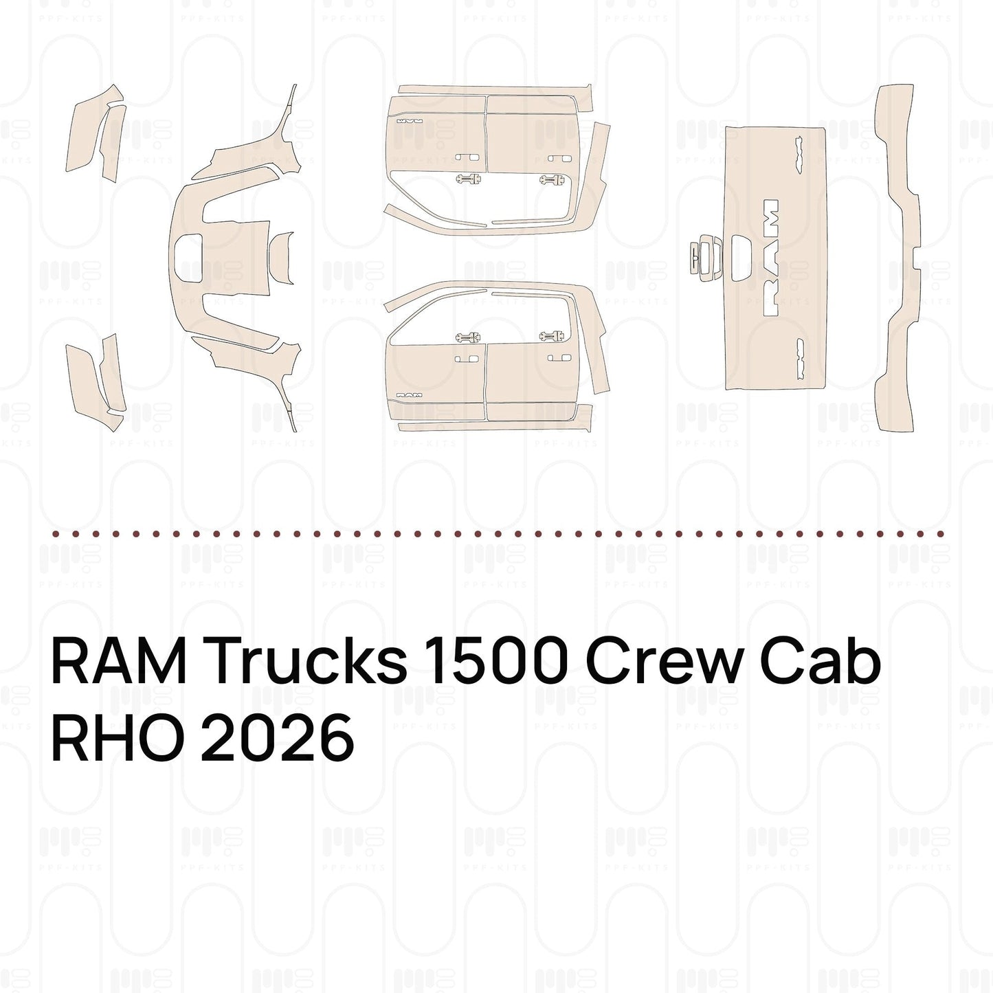 Pre-CutPPFRAMTrucks1500CrewCabRHO2026