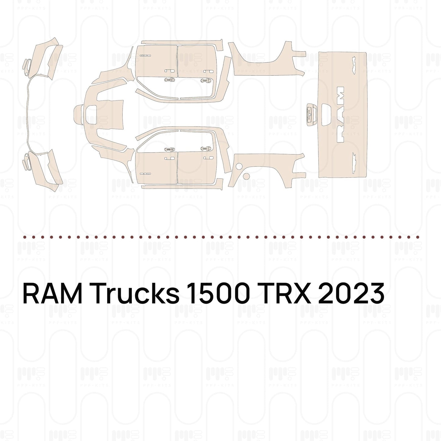 Pre-CutPPFRAMTrucks1500TRX2023