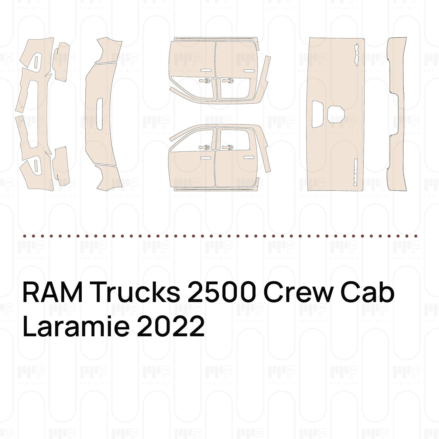 Pre-CutPPFRAMTrucks2500CrewCabLaramie2022