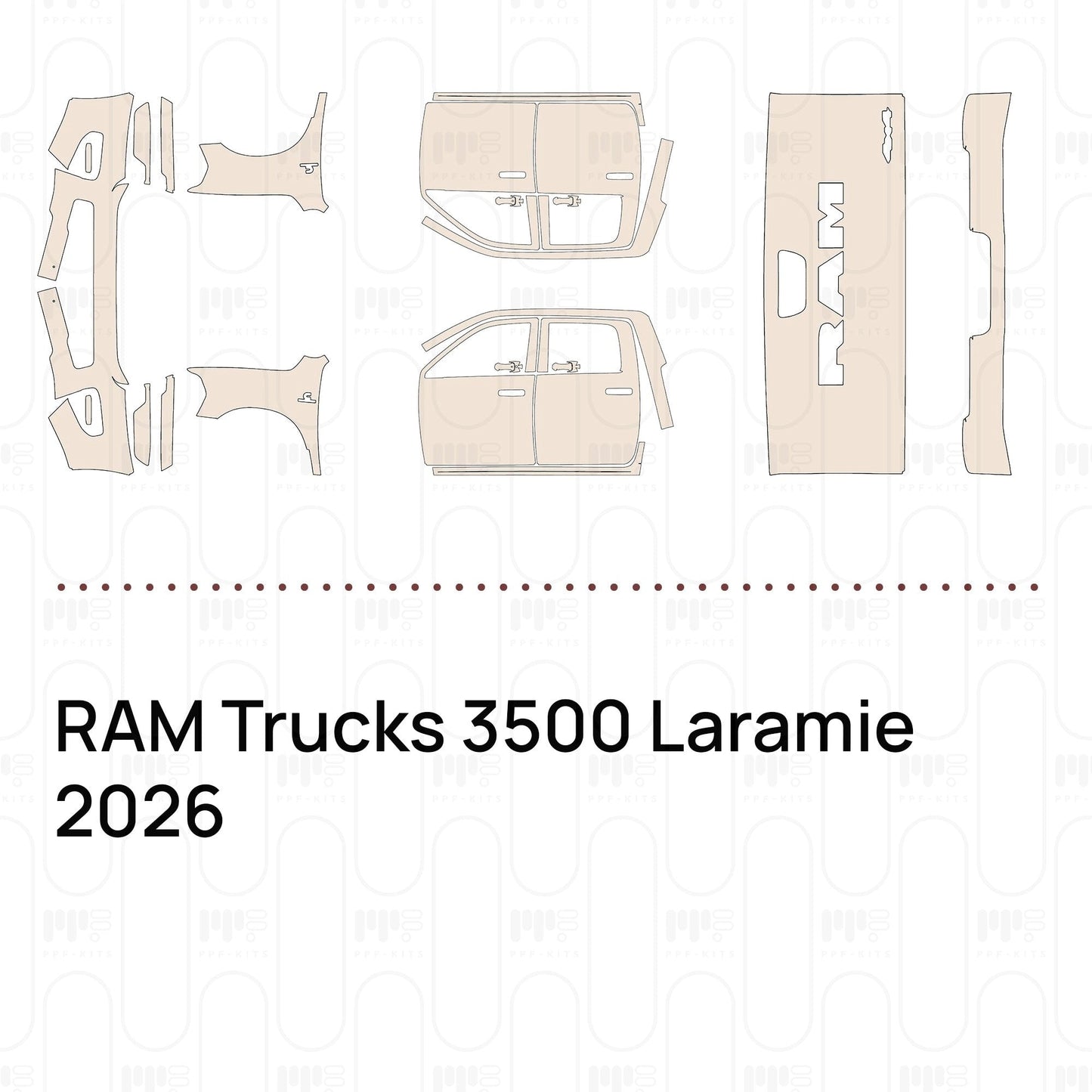 Pre-CutPPFRAMTrucks3500Laramie2026