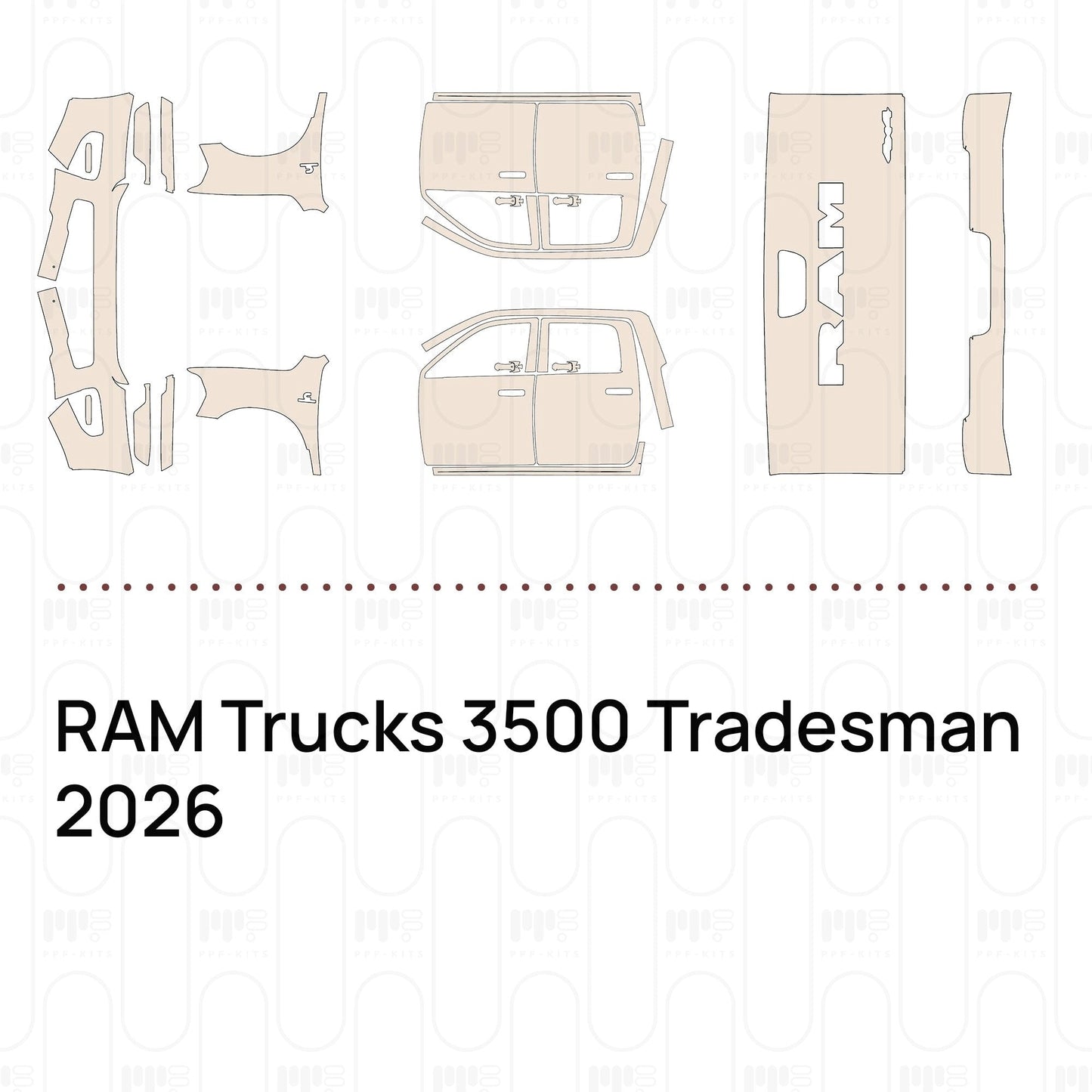 Pre-CutPPFRAMTrucks3500Tradesman2026
