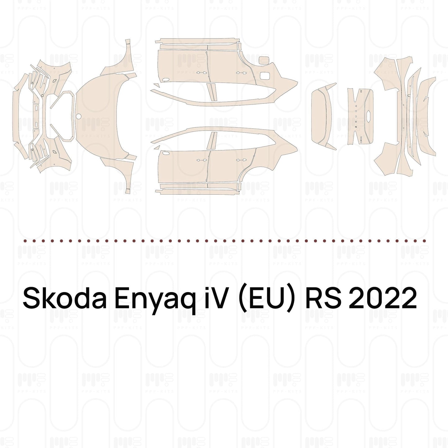 Pre-CutPPFSkodaEnyaqiV(EU)RS2022