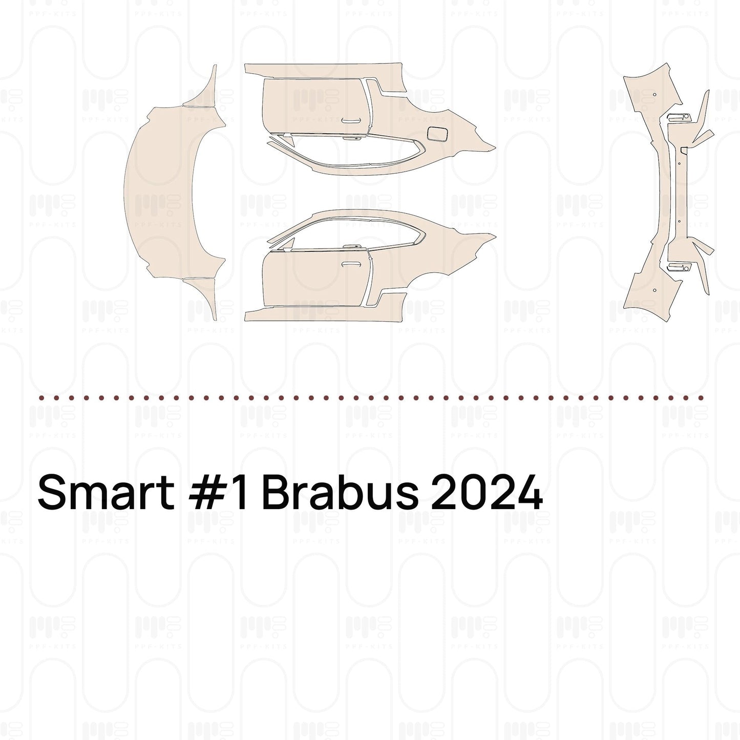 Pre-CutPPFSmart#1Brabus2024