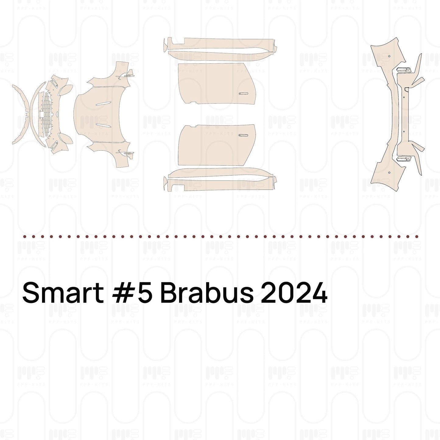 Pre-CutPPFSmart#5Brabus2024