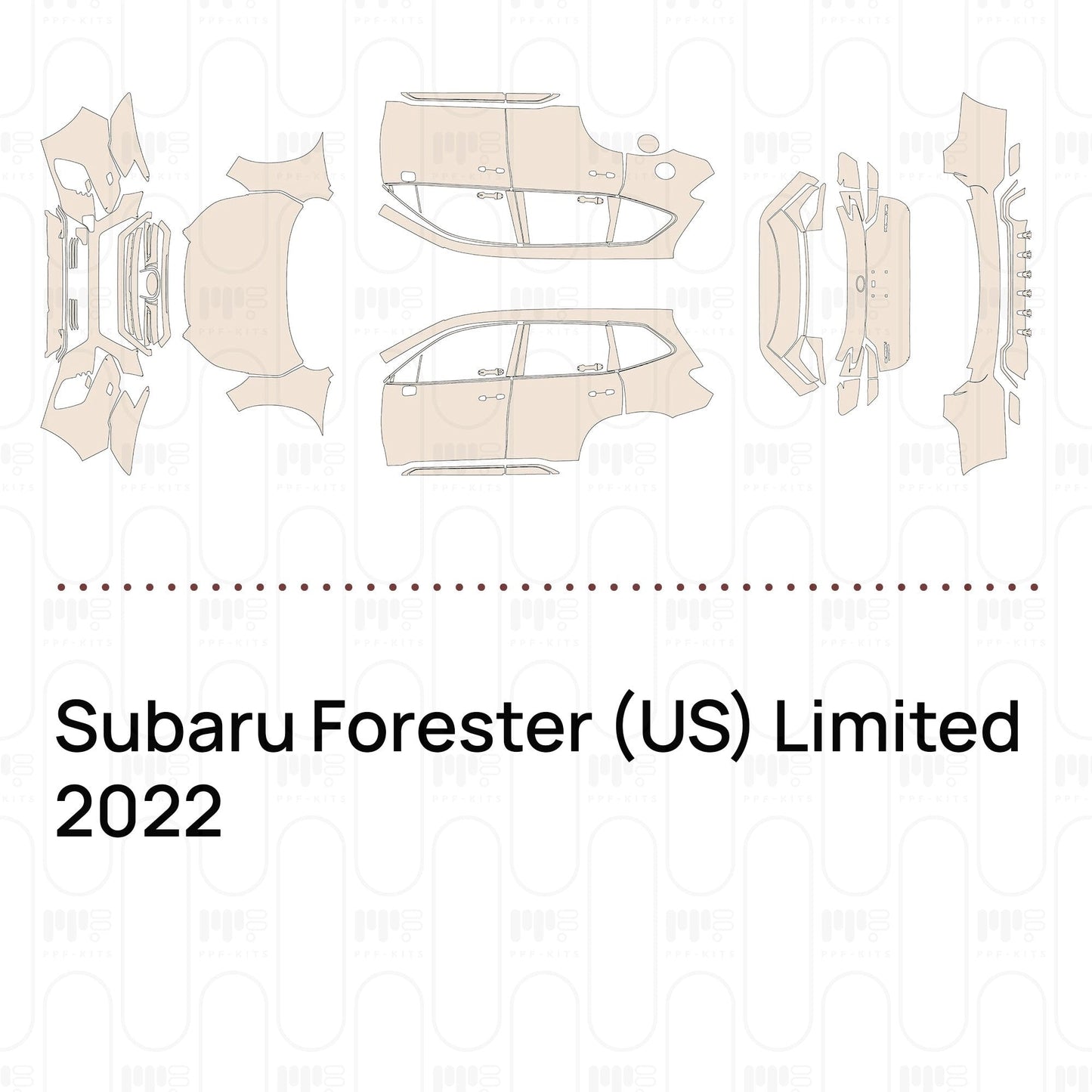 Pre-CutPPFSubaruForester(US)Limited2022