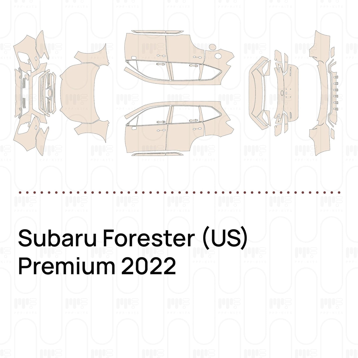 Pre-CutPPFSubaruForester(US)Premium2022