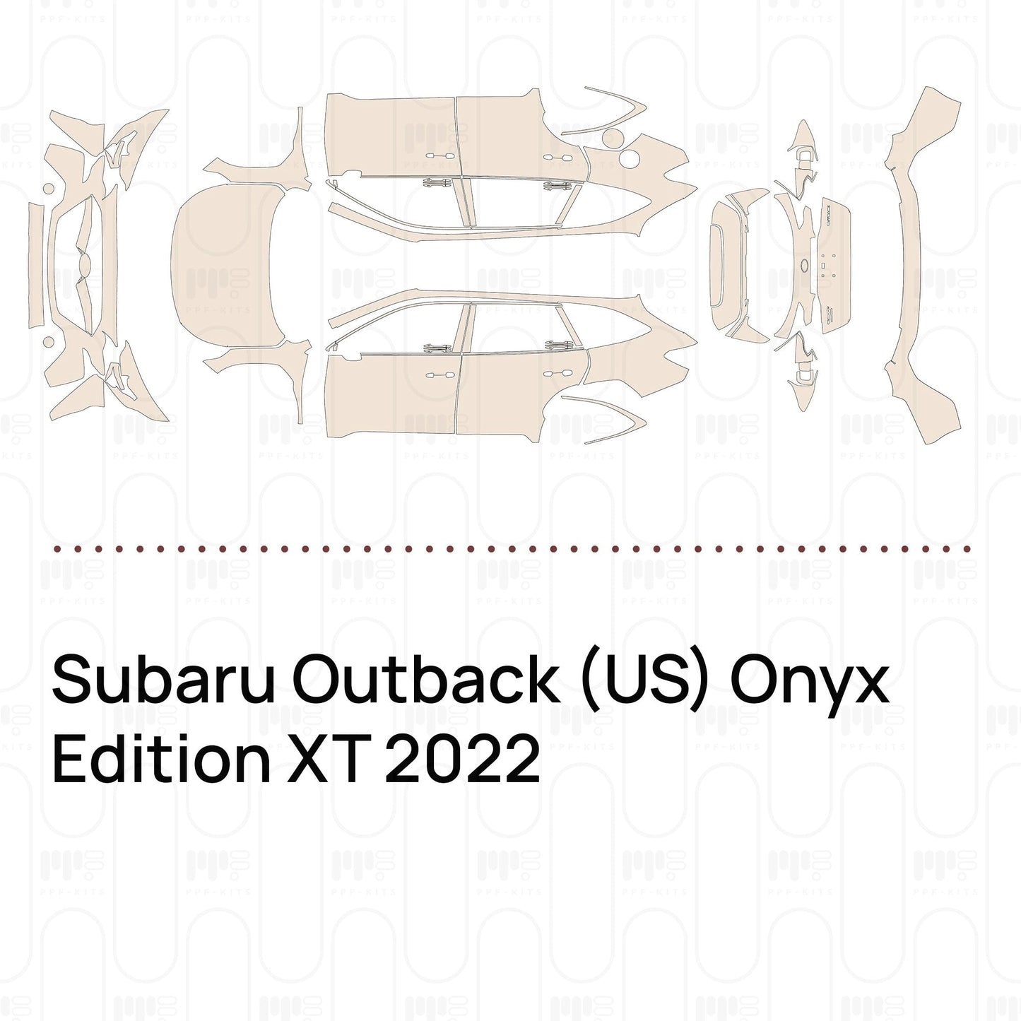 Pre-CutPPFSubaruOutback(US)OnyxEditionXT2022