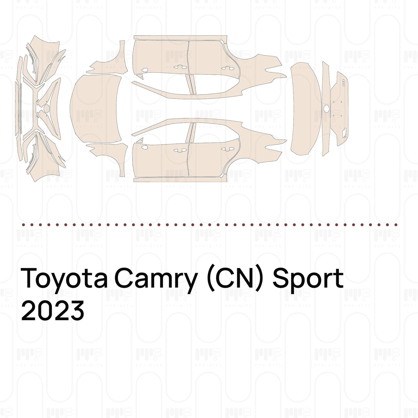 Pre-CutPPFToyotaCamry(CN)Sport2023