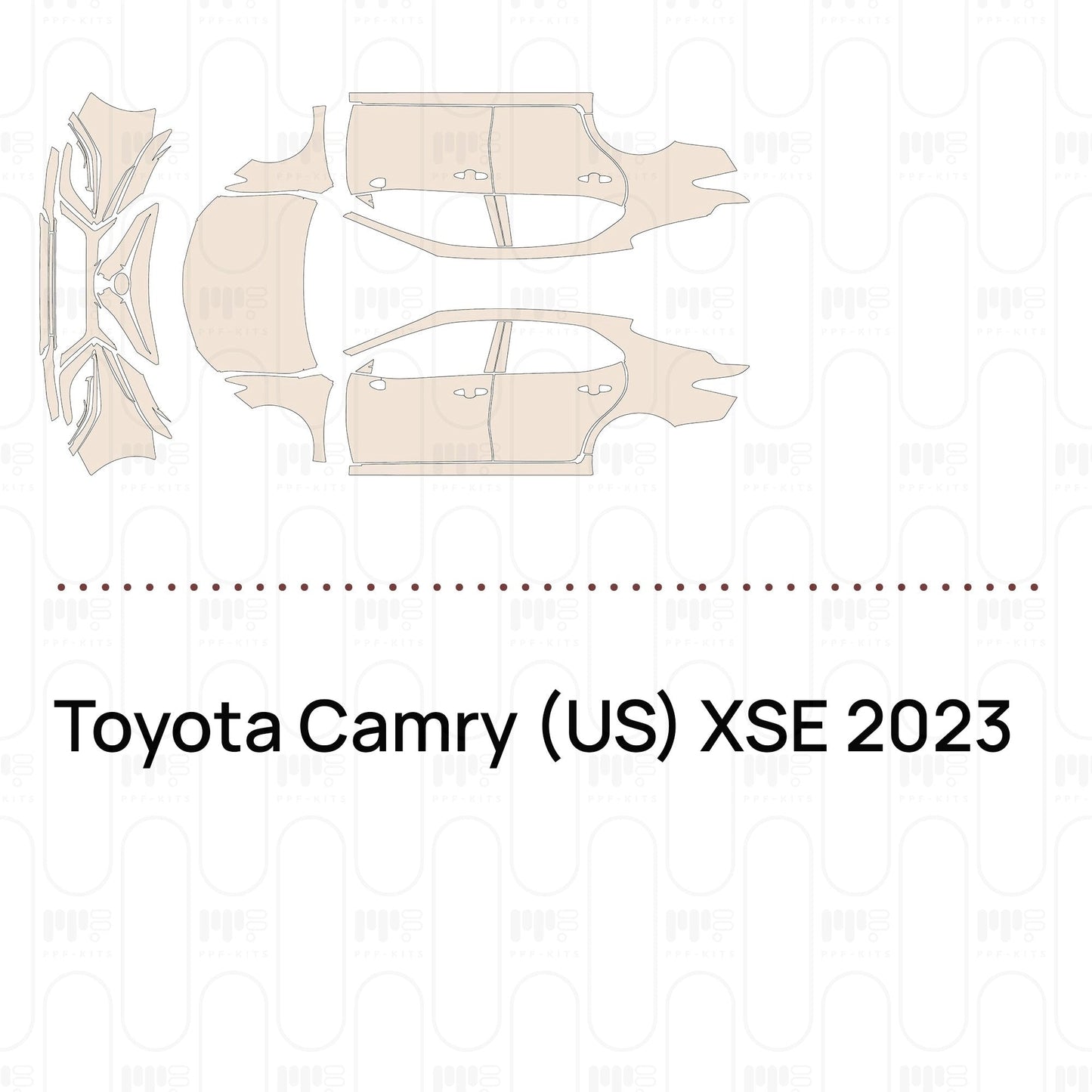 Pre-CutPPFToyotaCamry(US)XSE2023