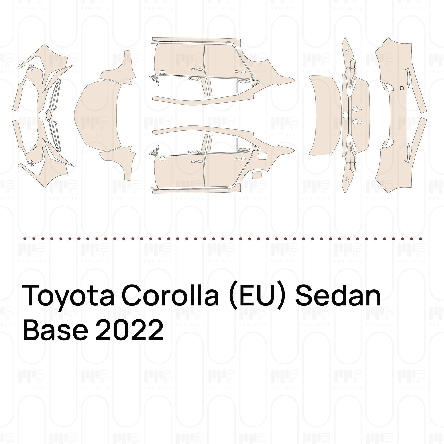 Pre-CutPPFToyotaCorolla(EU)SedanBase2022