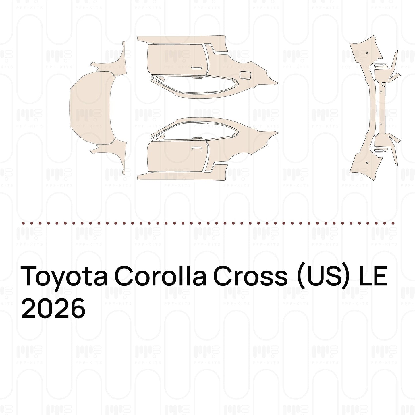 Pre-CutPPFToyotaCorollaCross(US)LE2026