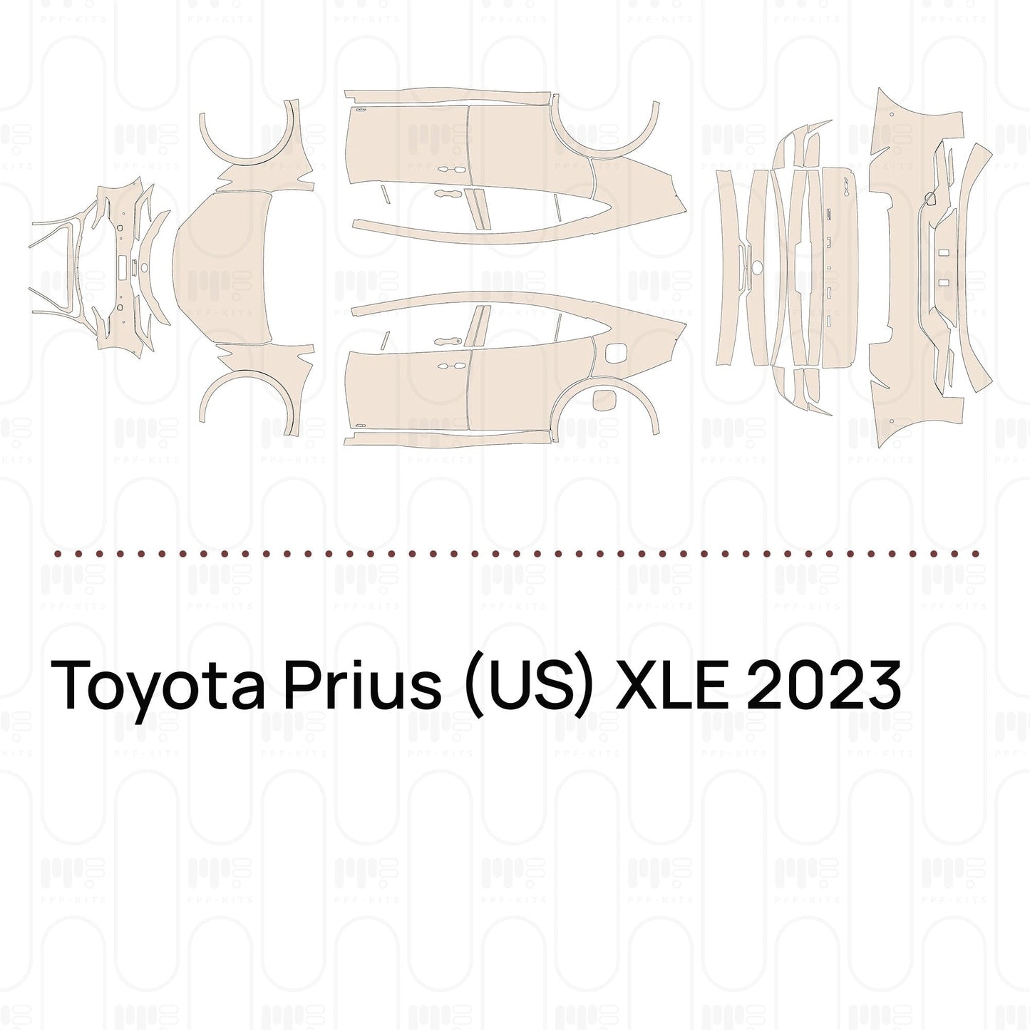 Pre-CutPPFToyotaPrius(US)XLE2023