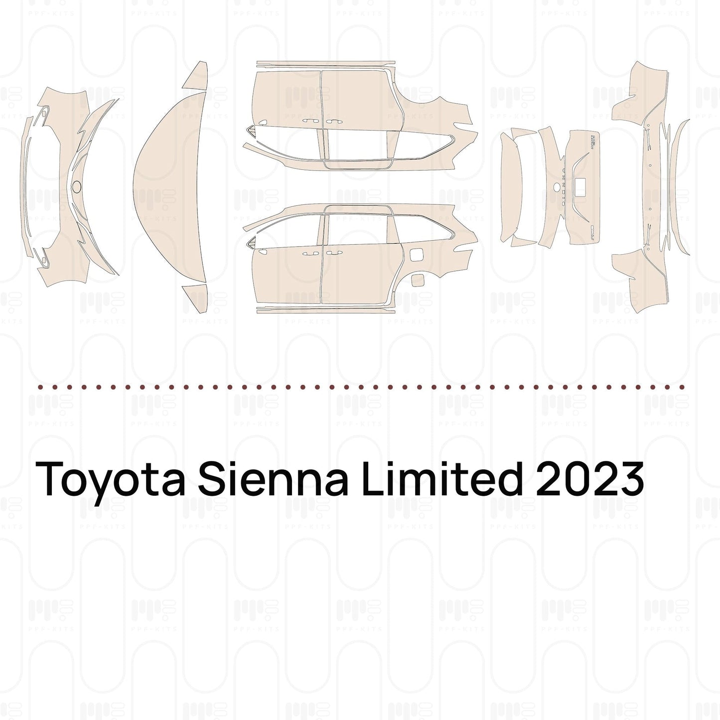 Pre-CutPPFToyotaSiennaLimited2023