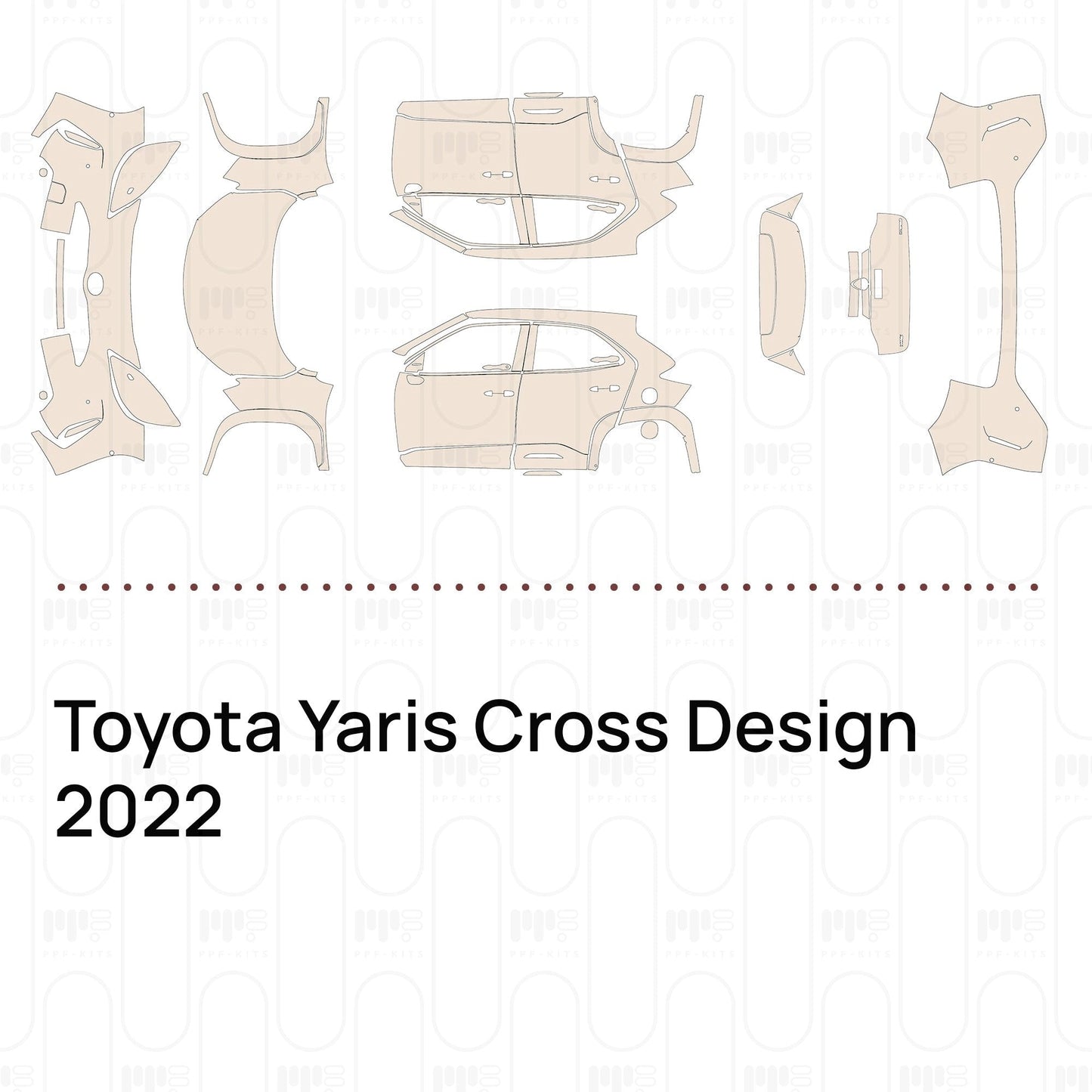 Pre-CutPPFToyotaYarisCrossDesign2022