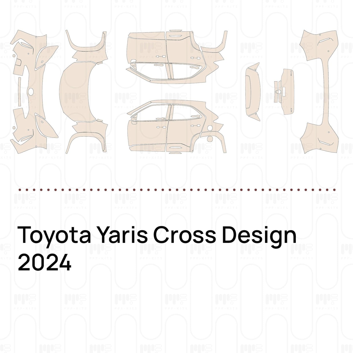 Pre-CutPPFToyotaYarisCrossDesign2024