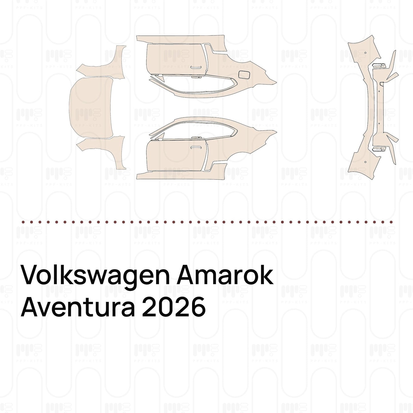 Pre-CutPPFVolkswagenAmarokAventura2026