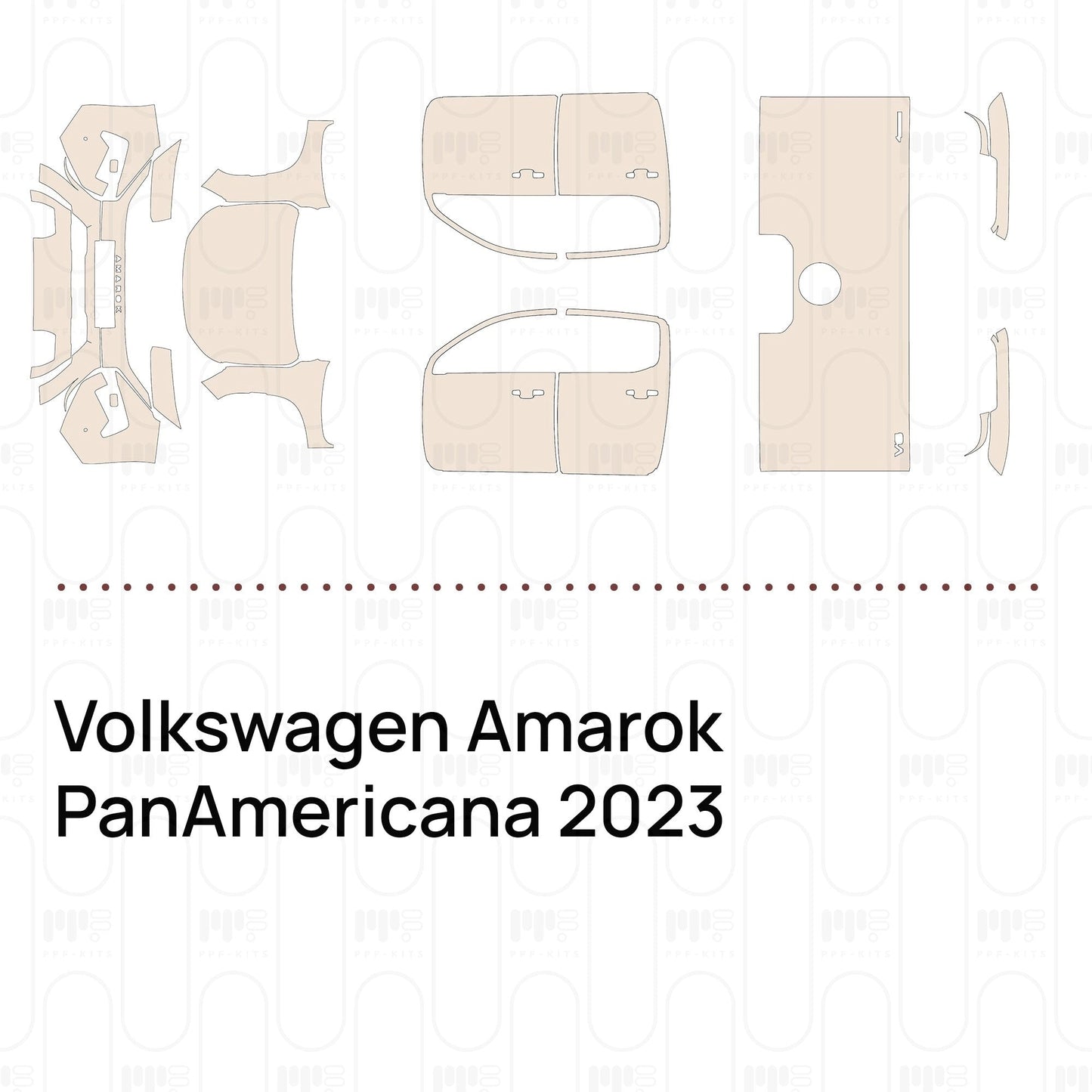 Pre-CutPPFVolkswagenAmarokPanAmericana2023