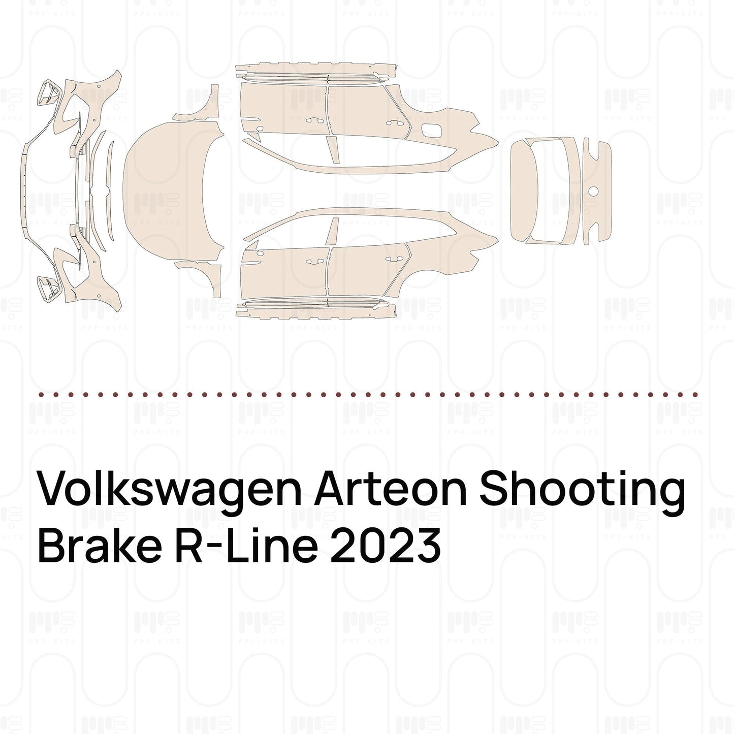Pre-CutPPFVolkswagenArteonShootingBrakeR-Line2023