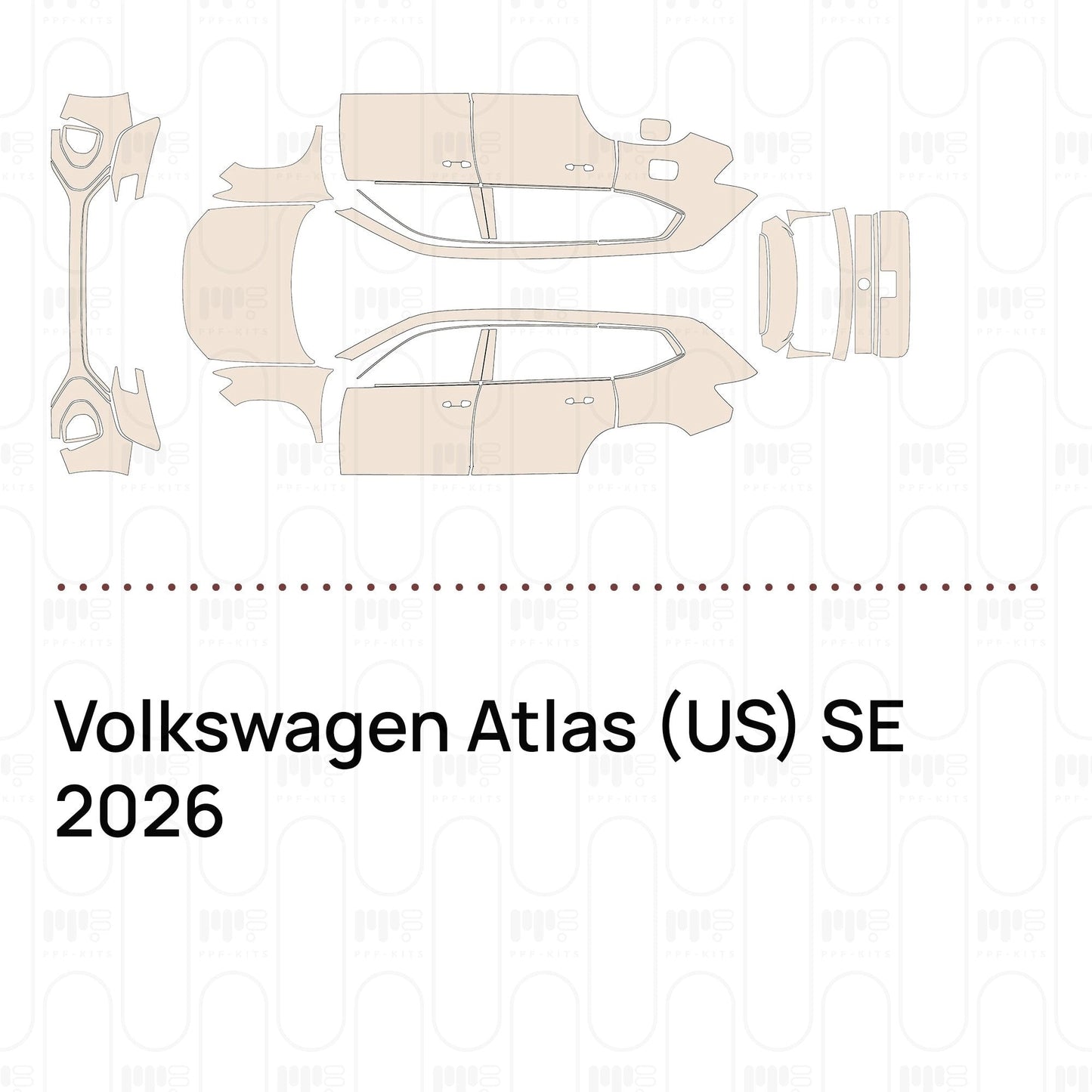 Pre-CutPPFVolkswagenAtlas(US)SE2026