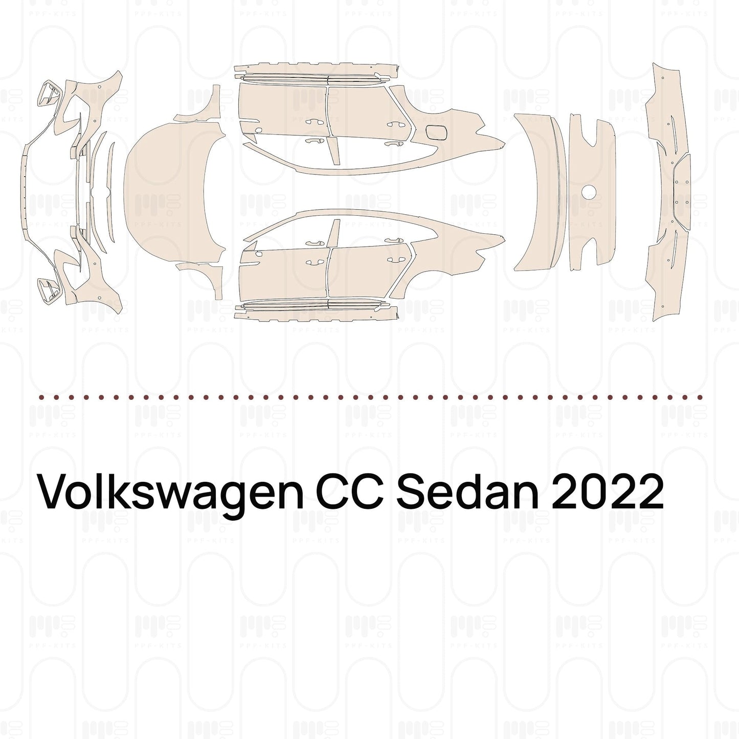 Pre-CutPPFVolkswagenCCSedan2022