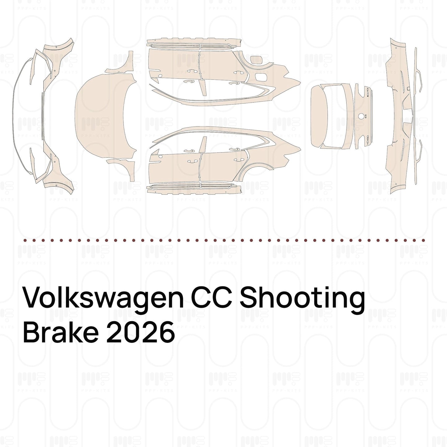 Pre-CutPPFVolkswagenCCShootingBrake2026