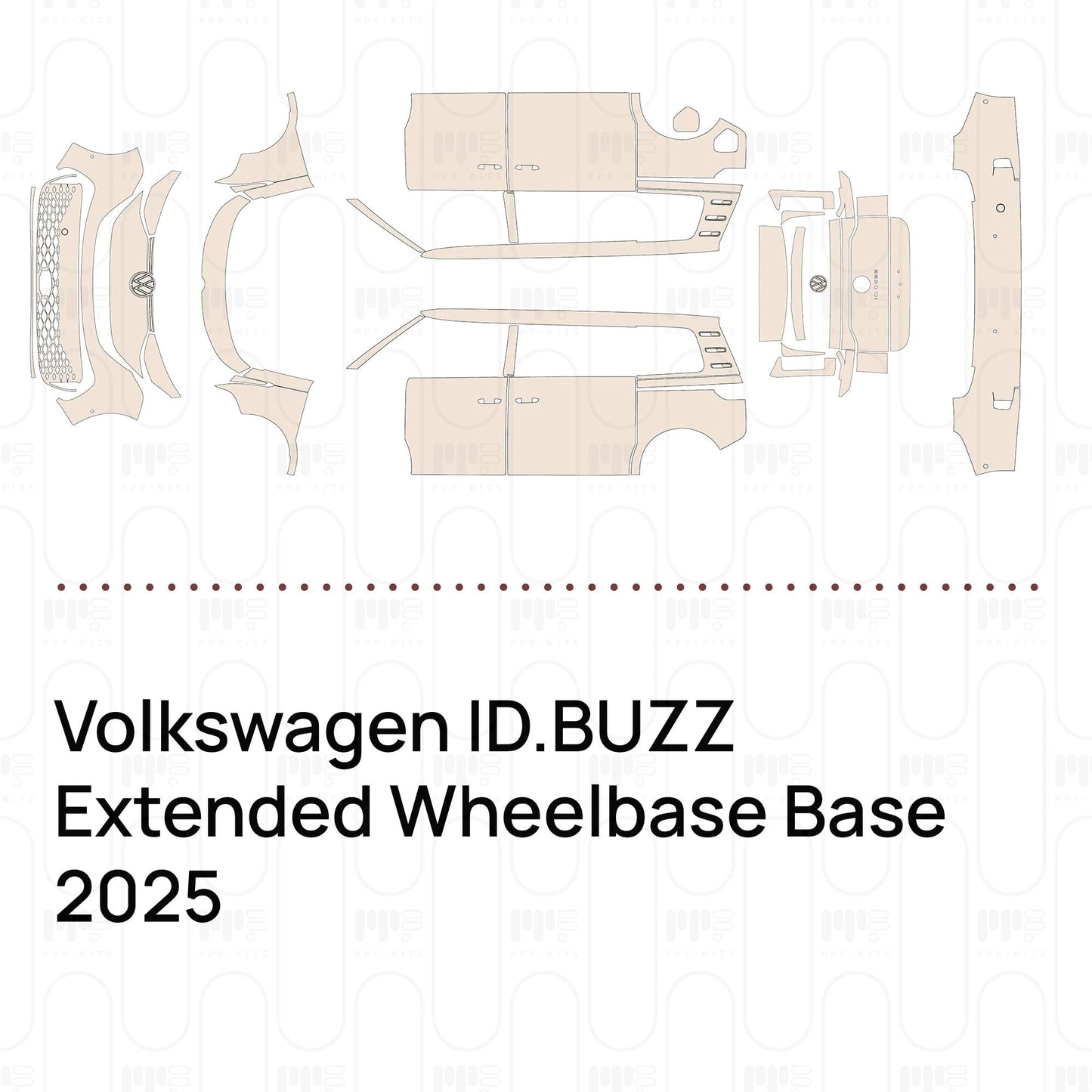 Pre-CutPPFVolkswagenID.BUZZExtendedWheelbaseBase2025