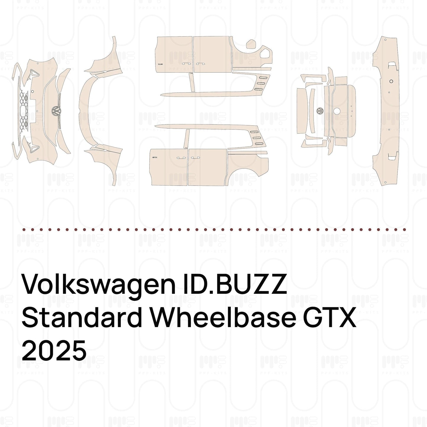 Pre-CutPPFVolkswagenID.BUZZStandardWheelbaseGTX2025