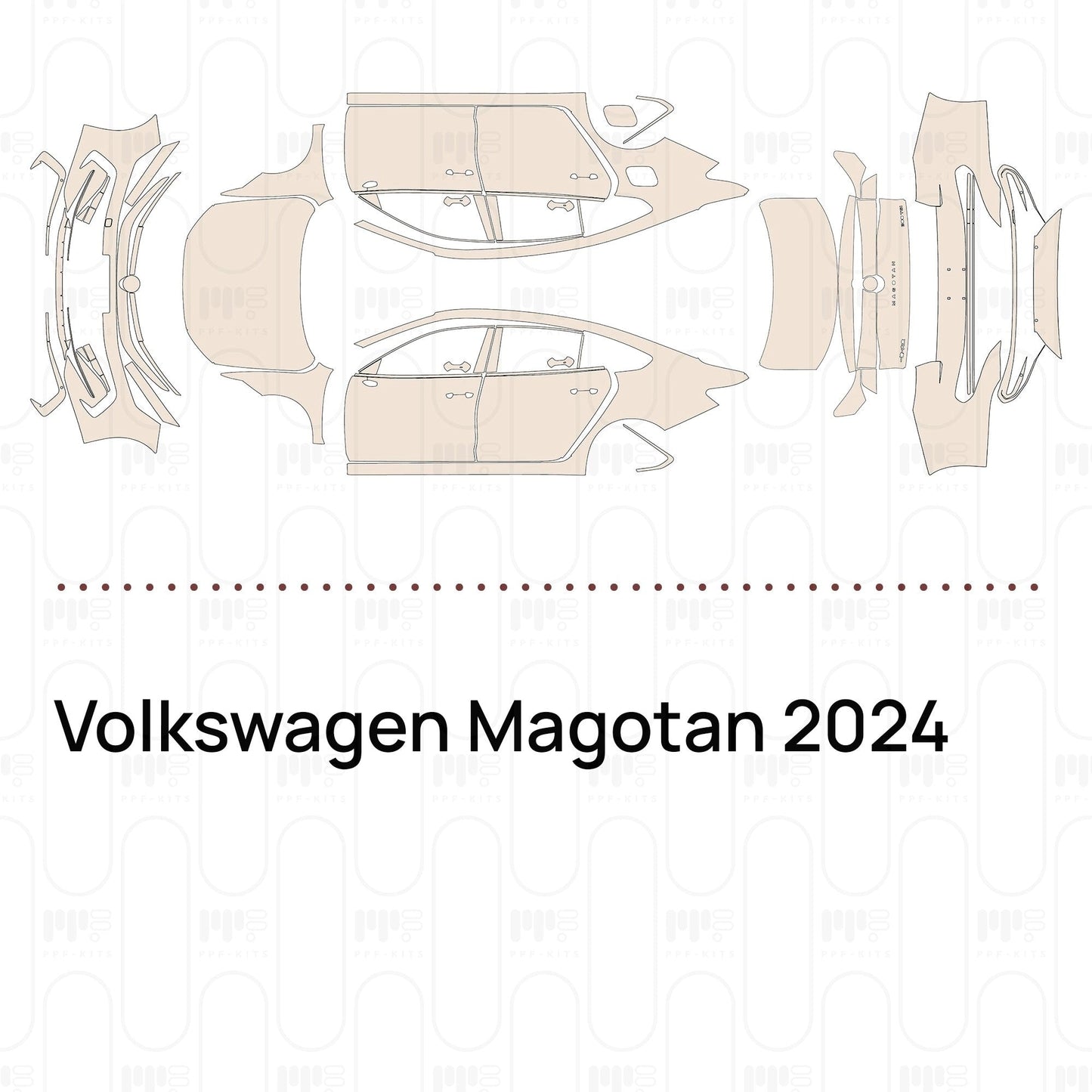 Pre-CutPPFVolkswagenMagotan2024
