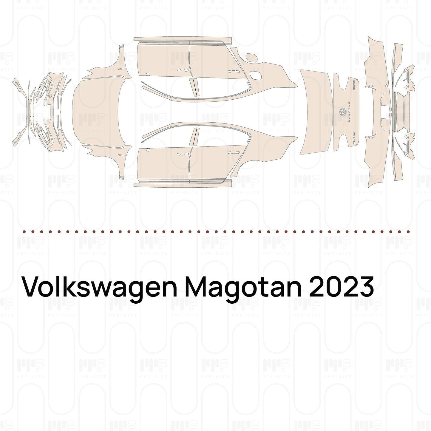 Pre-CutPPFVolkswagenMagotan2023