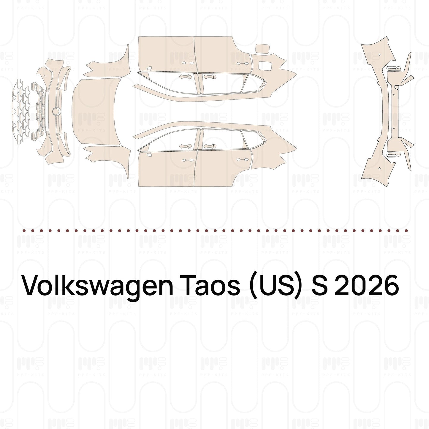 Pre-CutPPFVolkswagenTaos(US)S2026